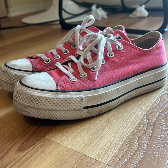 Red Converse All-Star Platform - Picture 5 of 7